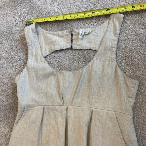 Covet beige sleeveless dress sz 6 - Picture 10 of 13